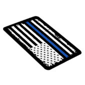 Magnet Flexible Aimant mince de ligne bleue pour voitures et camio (Côté Droit)