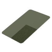 Magnet Flexible Aimant Minimal Vert Mousse Avec Accent en Bas (Côté Gauche)