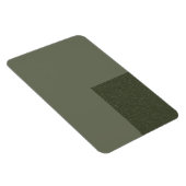 Magnet Flexible Aimant Minimal Vert Mousse Avec Accent en Bas (Côté Droit)