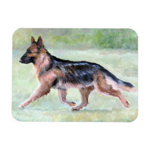 Magnet Flexible Aimant mobile d'art de chien de berger allemand