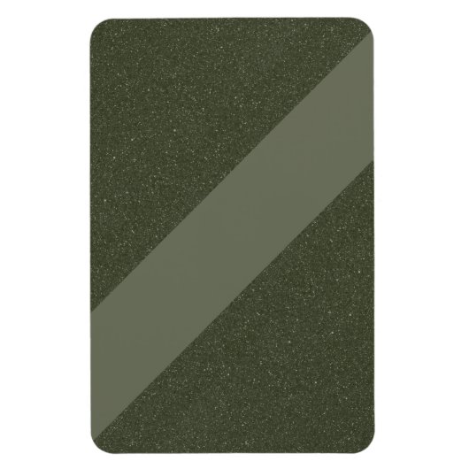 Magnet Flexible Aimant Moderne Vert Mousse Diagonal – Personnalisa (Vertical)