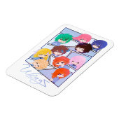 Magnet Flexible Aimant Multi Personnage Wingz (Côté Gauche)