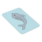 Magnet Flexible Aimant Narwhal sans dents (Côté Droit)
