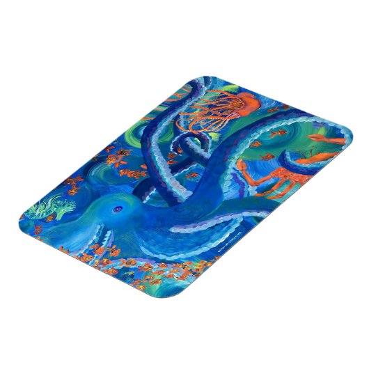 Magnet Flexible Aimant octopacifica (Côté Gauche)