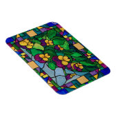 Magnet Flexible Aimant Pansies en verre tendu (Côté Droit)