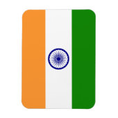 Magnet Flexible Aimant patriotique flexible avec drapeau de l'Inde (Vertical)