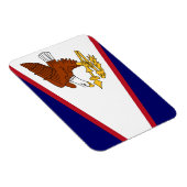 Magnet Flexible Aimant patriotique flexible avec drapeau des Samoa (Côté Droit)