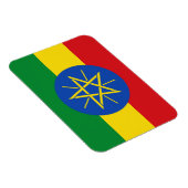 Magnet Flexible Aimant patriotique flexible avec drapeau d'Ethiopi (Côté Droit)