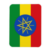 Magnet Flexible Aimant patriotique flexible avec drapeau d'Ethiopi (Vertical)