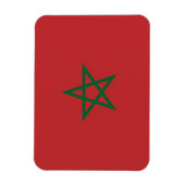 Magnet Flexible Aimant patriotique flexible avec drapeau du Maroc (Vertical)