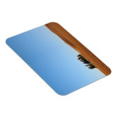 Magnet Flexible Aimant paysage Toscane rectangulaire avec cypress (Côté Droit)