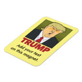 Magnet Flexible Aimant personnalisable TRUMP (Côté Gauche)