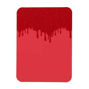 Magnet Flexible Aimant personnalisé à goutte rouge - Design minima