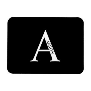 Magnet Flexible Aimant personnalisé avec monogramme et nom