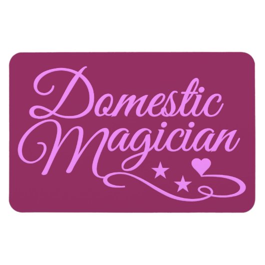 Magnet Flexible Aimant personnalisé du magicien domestique (Horizontal)