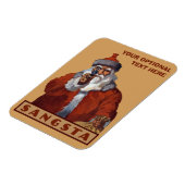 Magnet Flexible Aimant personnalisé Gangsta Père Noël (Côté Gauche)