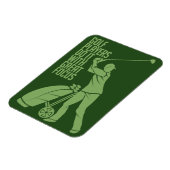 Magnet Flexible Aimant personnalisé GOLF PLAYER (Côté Gauche)