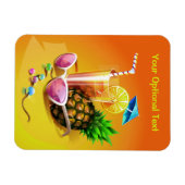 Magnet Flexible Aimant personnalisé Tropical Drink (Horizontal)
