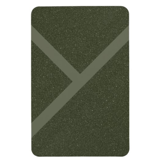 Magnet Flexible Aimant personnalisé vert mousse avec texture – Per (Vertical)