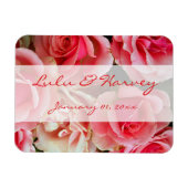 Magnet Flexible Aimant personnel rose Roses (Horizontal)