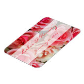 Magnet Flexible Aimant personnel rose Roses (Côté Gauche)