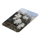 Magnet Flexible Aimant photo à fleurs blanches (Côté Gauche)