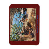 Magnet Flexible Aimant photo avec canards en Bourgogne (Vertical)