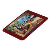 Magnet Flexible Aimant photo avec canards en Bourgogne (Côté Gauche)