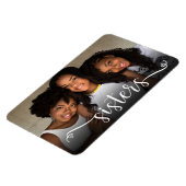 Magnet Flexible Aimant photo avec écriture Sœurs (Côté Gauche)