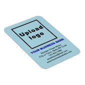 Magnet Flexible Aimant photo bleu clair (Côté Droit)