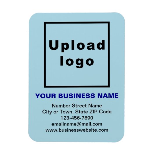 Magnet Flexible Aimant photo bleu clair (Vertical)