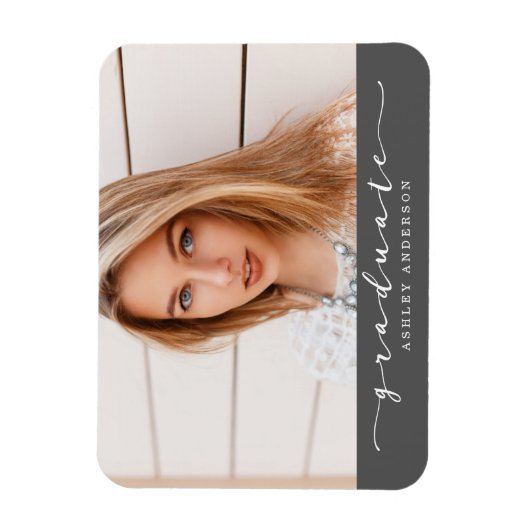 Magnet Flexible Aimant photo classique gris (Vertical)
