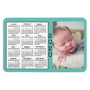 Magnet Flexible Aimant photo couleur personnalisée 2020 du calendr