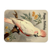 Magnet Flexible Aimant photo d'anniversaire d'oiseaux tropicaux (Horizontal)