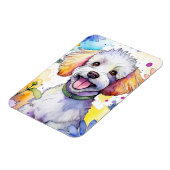 Magnet Flexible Aimant photo de chien de caniche (Côté Gauche)