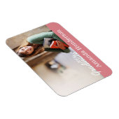 Magnet Flexible Aimant photo de Faire-part Pink Graduation (Côté Droit)