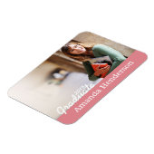 Magnet Flexible Aimant photo de Faire-part Pink Graduation (Côté Gauche)