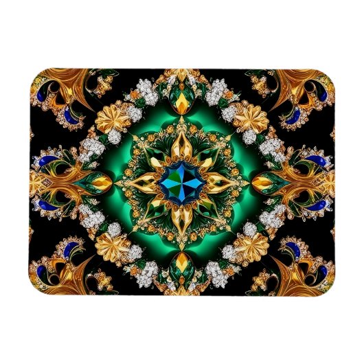 Magnet Flexible Aimant photo flexible aux couleurs brésiliennes (Horizontal)