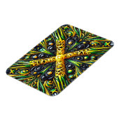 Magnet Flexible Aimant photo flexible aux couleurs jamaïcaines (Côté Gauche)