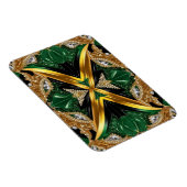 Magnet Flexible Aimant photo flexible aux couleurs jamaïcaines (Côté Droit)