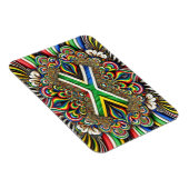 Magnet Flexible Aimant photo flexible aux couleurs sud-africaines (Côté Droit)