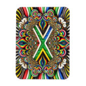 Magnet Flexible Aimant photo flexible aux couleurs sud-africaines (Vertical)