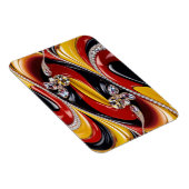 Magnet Flexible Aimant photo flexible avec couleurs belges (Côté Droit)