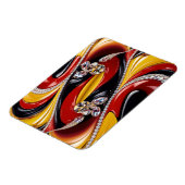 Magnet Flexible Aimant photo flexible avec couleurs belges (Côté Gauche)