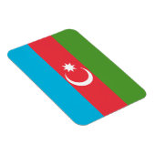 Magnet Flexible Aimant photo flexible avec drapeau d'Azerbaïdjan (Côté Droit)