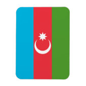 Magnet Flexible Aimant photo flexible avec drapeau d'Azerbaïdjan (Vertical)