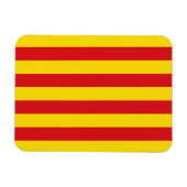 Magnet Flexible Aimant photo flexible avec drapeau de Catalogne (Horizontal)