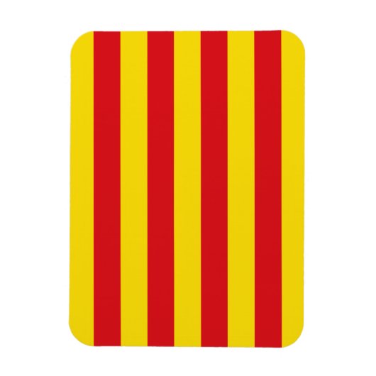 Magnet Flexible Aimant photo flexible avec drapeau de Catalogne (Vertical)