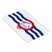 Magnet Flexible Aimant photo flexible avec drapeau de Cincinnati (Côté Droit)