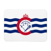 Magnet Flexible Aimant photo flexible avec drapeau de Cincinnati (Horizontal)